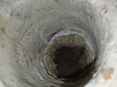 Hole in the foundation