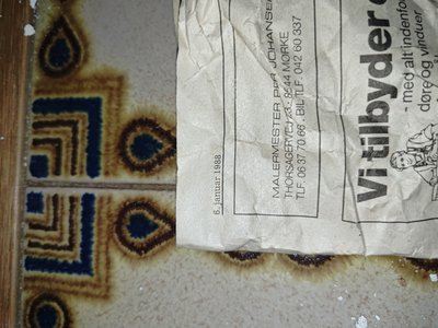 Floor condition in the basement