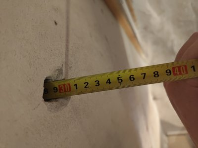 Documented moisture measurement at the basement — case 3 (foundation)