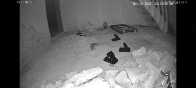 Sewer damage — documentation of broken pipe connection